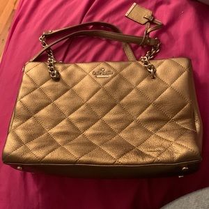 Kate spade gold tote